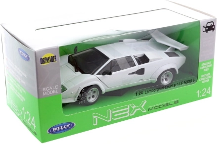 Lamborghini Countach model 1:24 metal plast
