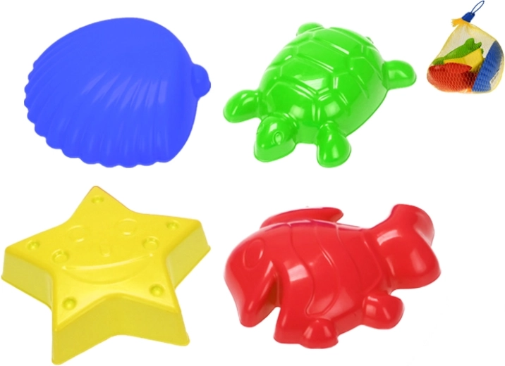 Plastforme til sand, 4 stk i net (10 m+)