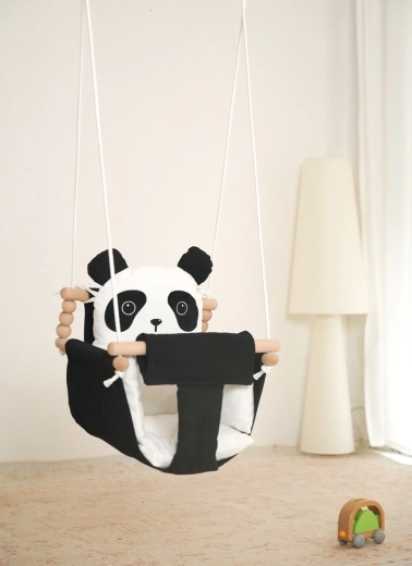 Legende panda-design til børneværelset