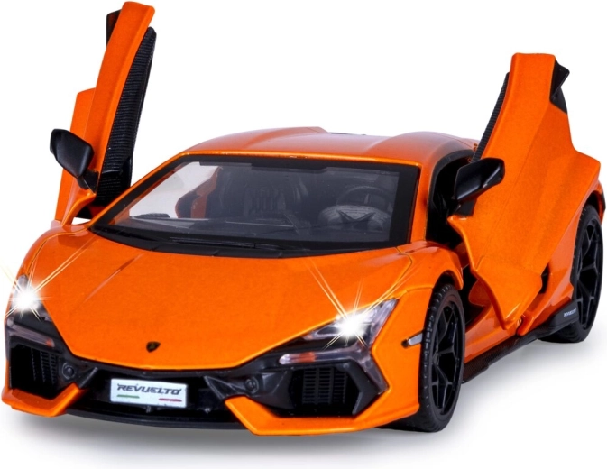 Metalmodel Lamborghini Revuelto 1:32 orange med batterier