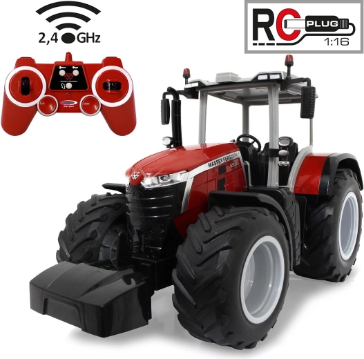 Fjernstyret Massey Ferguson 8S.285-traktor i skala 1:16