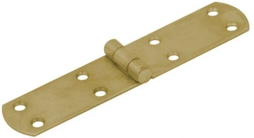 Fransk hængsel 160 × 33 × 2,5 mm, gul galvaniseret stål