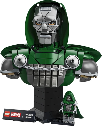 Ikonisk buste af Doctor Doom