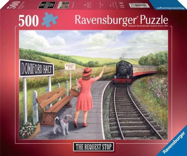 Ravensburger puslespil Stoppested på bestilling 500 brikker