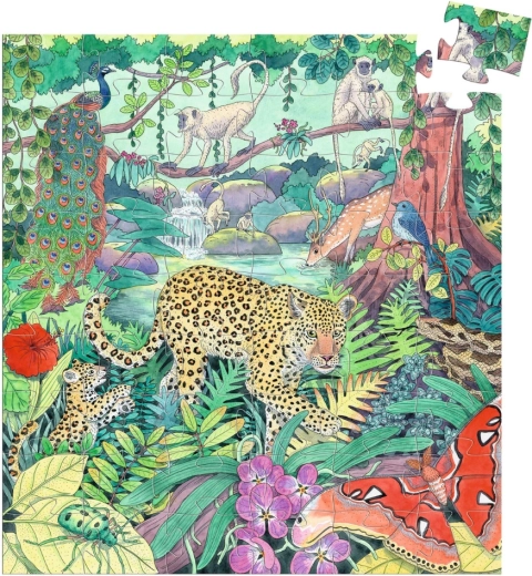 Eventyrligt motiv fra den indiske jungle