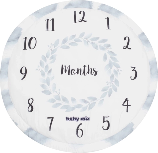 Milepælstæppe til månedlige fotos