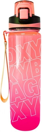 Vandflaske OXY Life 800 ml Ombre Rose