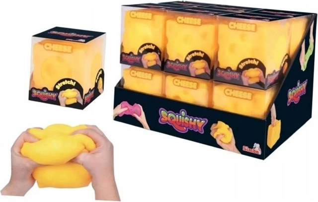 Antistress-klemmelegetøj fra Simba, ost