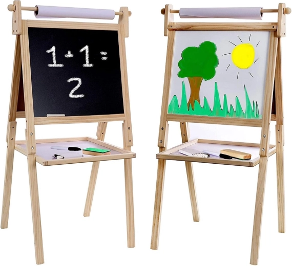 2Kids Toys stor dobbeltsidet magnetisk tavle