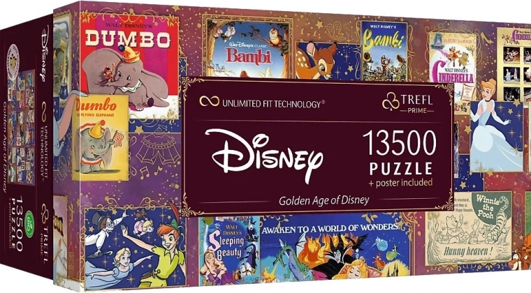 Puslespil 13500 brikker Guldtiden Disney