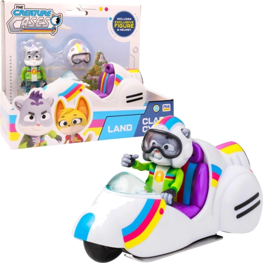 PMI Dyremysterier-figur Sam Snow og motorcykel (The Creature Cases)