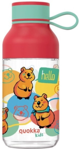 Børne tritanflaske Quokka Kids Ice happy quokka med strop 430 ml