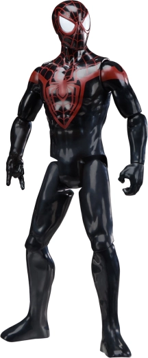 Ikonisk sort-rødt Miles Morales-kostume