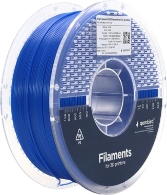 ABS-filament High Speed 1,75 mm blå, 1 kg