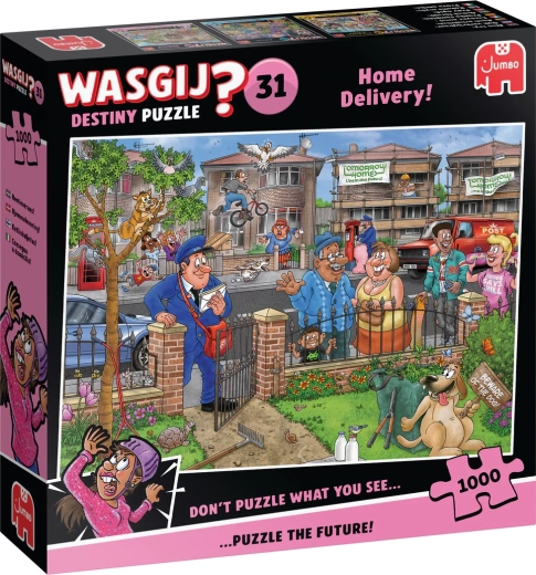 Jumbo Wasgij Retro Destiny 31: Hjemmelevering! 1000 brikker