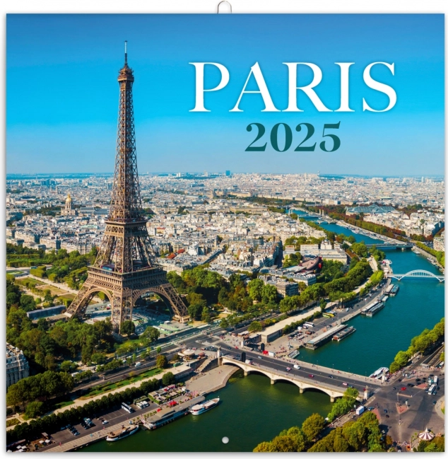Notevægskalender Paris 2025, 30 × 30 cm