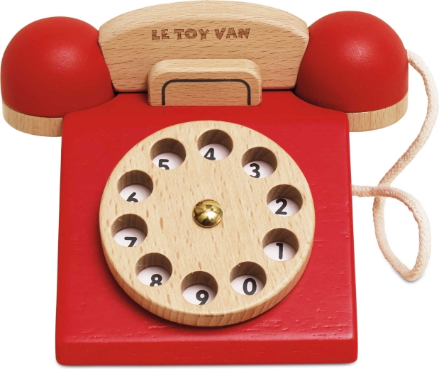 Le Toy Van retro-telefon i træ til børn - 1 stk.