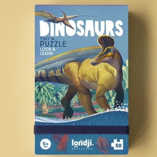 Lomme-puslespil dinosaurer 50 brikker LONDJI