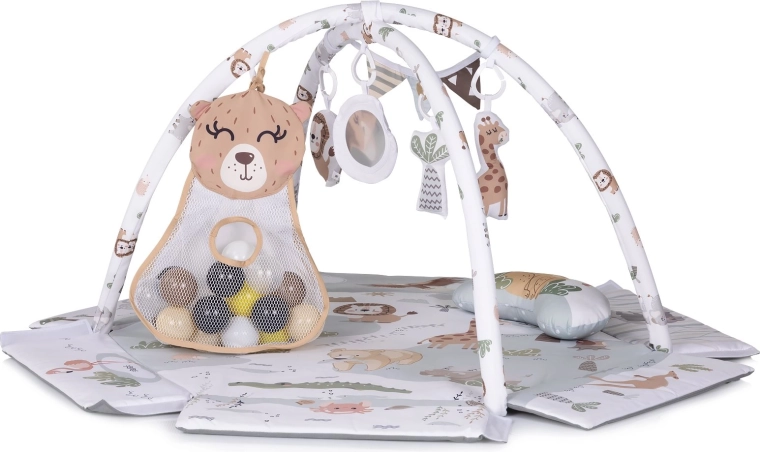 Chipolino aktivitetsmåtte med bolde 2-i-1 Animal Adventures