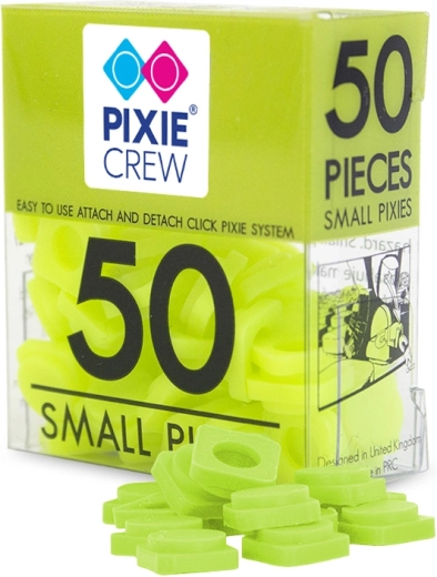 Pixie Crew små silikonepixler neongrønne (ca. 50 stk.)