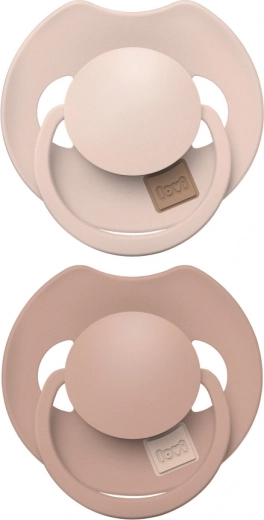 Silikone dynamisk sut LOVI PRIME 6–18 måneder, 2 stk., Nude/Blush
