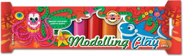 Plastelin 10 farver KOH-I-NOOR