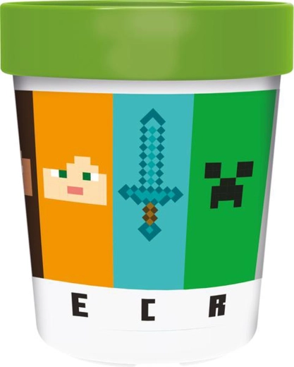 Plastikkrus Minecraft 260 ml med skridsikker bund