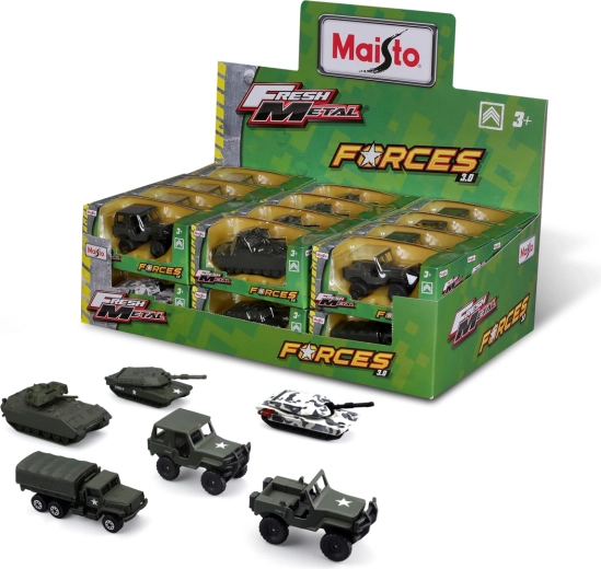 Maisto Military series metalmodel af militærkøretøj 1:64