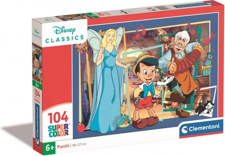 Puslespil CLEMENTONI Disney Pinocchio 104 brikker