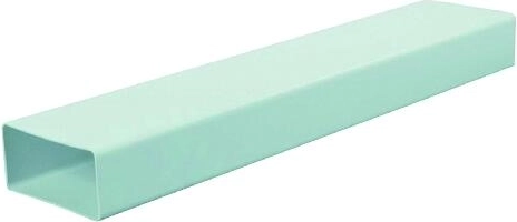 Flad ventilationskanal 110 × 55 mm, længde 1 m