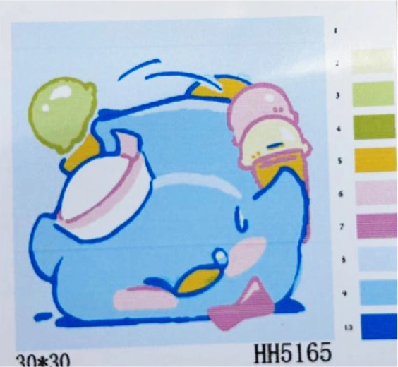 Børnemotiver sendes tilfældigt