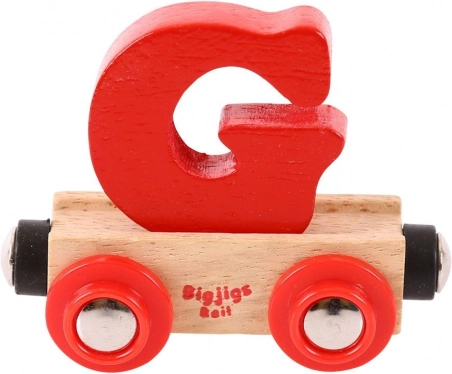 Bigjigs Rail trævogn - bogstav G