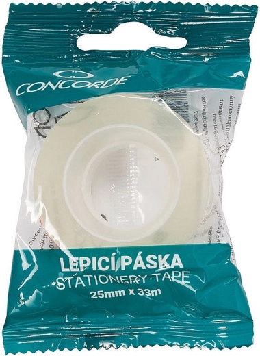 CONCORDE tape 25 mm × 33 m transparent