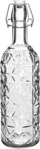 Kvalitets, kraftigt glas med dekorativt relief