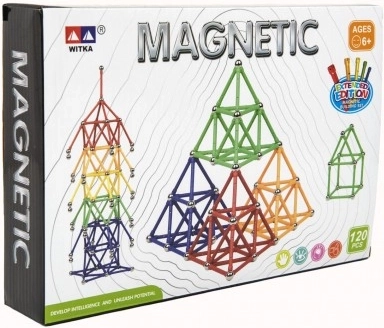Magnetisk byggesæt 120 stk