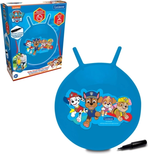 Hoppende bold med håndtag PAW Patrol blå 45 cm fra Lexibook