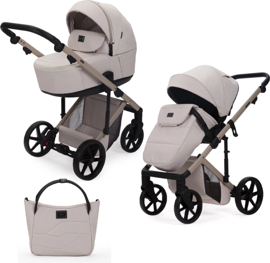 Adamex barnevogn Dolce natura cappuccino 2i1