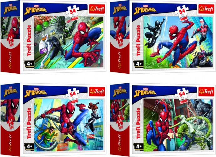 Minipuslespil 54 brikker Spider-Man fra Trefl