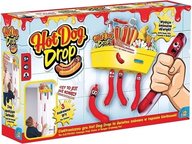 COBI Hot Dog Drop – reaktionsspil med faldende pølser