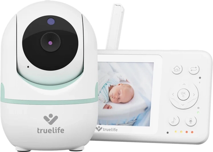 Digital babyalarm med video TrueLife NannyCam R4i med 360° drejelig kamera