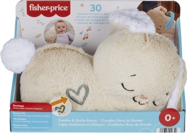 Fisher-Price beroligende plyskanin med musik
