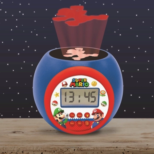 Projektor med Super Mario-motiv