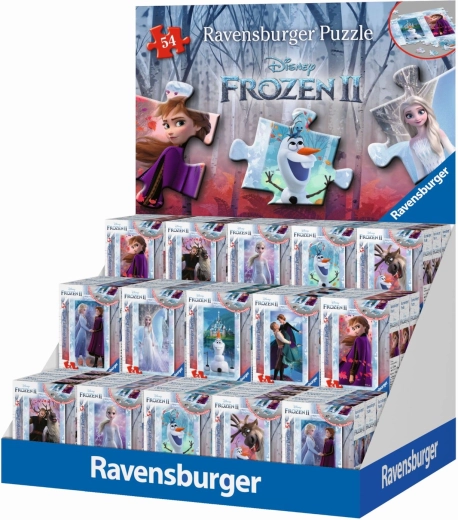 Ravensburger Disney Frozen 2 minipuslespil 54 brikker – salgsdisplay til disk (45 stk.)