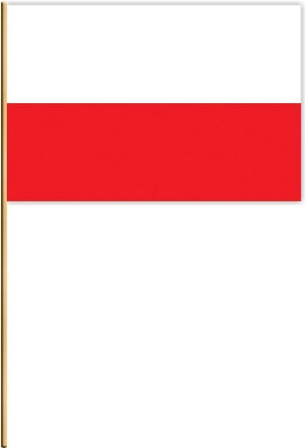 Sæt med polske flag – 20 stk.