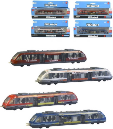 Togsæt i metal – metro 17 cm - 1 stk.