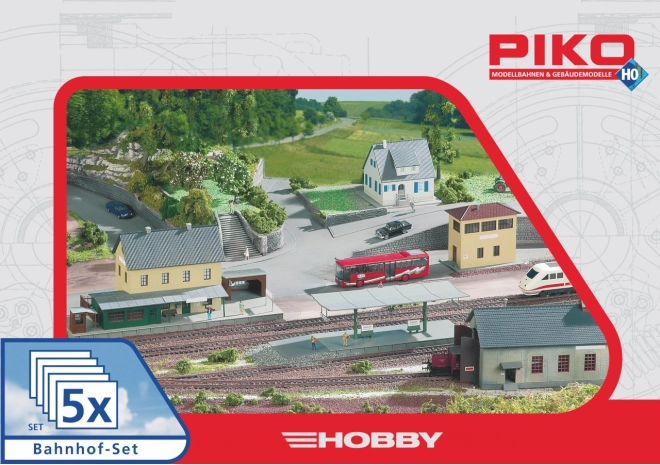 Piko Hobby sæt byggesæt station Neustadt, 5 dele