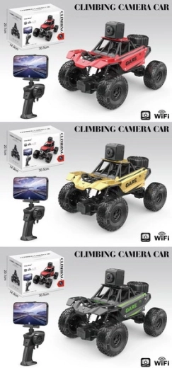 Terrængående RC-bil Ramiz Crawler CLIMB med WiFi-kamera, sort