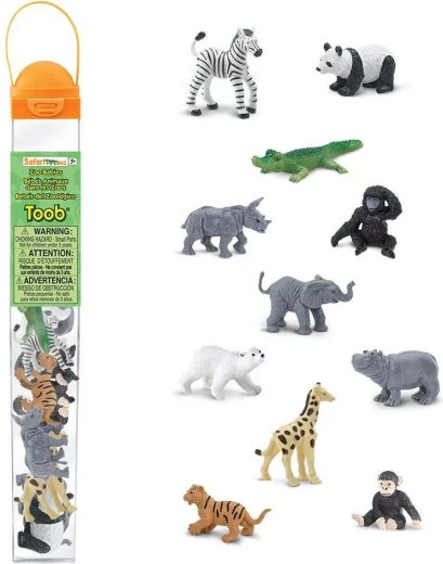 Safari Ltd. tube med zoo-unger