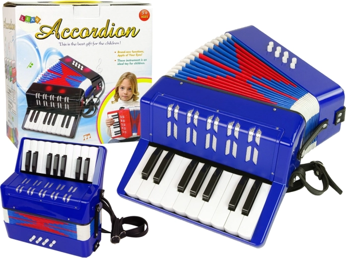 Harmonika Musikinstrument til børn Music Blue