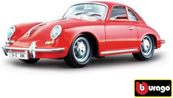 Bburago Porsche 356b coupé elfenben 1:24 - 1 stk.